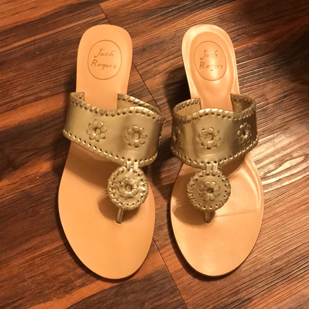 Silver wedge sandals